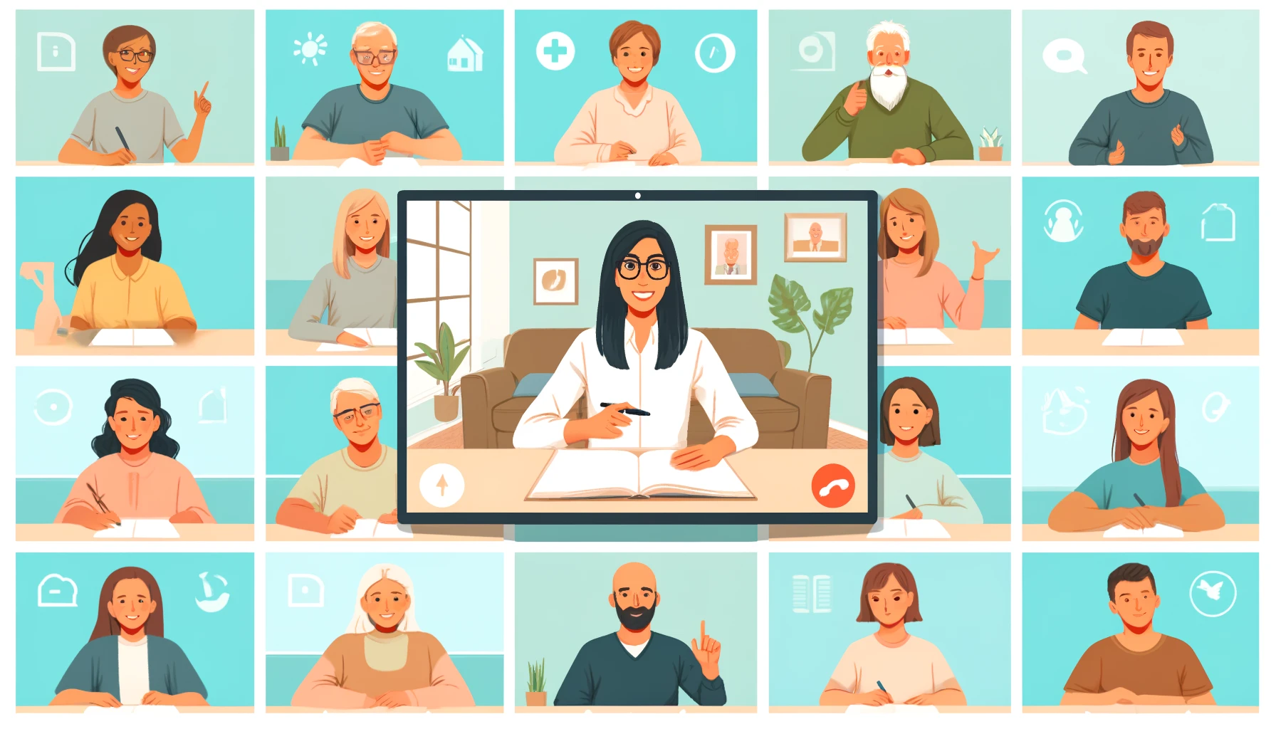 Virtual group ADHD coaching